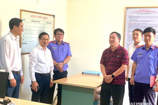 Viện Kiểm sát nhân dân thành phố thực hiện đầy đủ các quy định về tiếp công dân