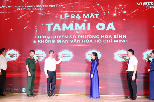 Phường Hòa Bình khai trương mô hình chính quyền số và Không gian văn hóa Hồ Chí Minh