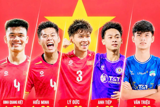 Top 5 trung vệ trẻ triển vọng nhất của bóng đá Việt Nam