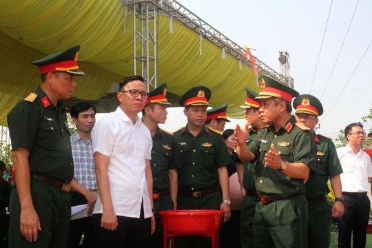 Tổ chức trang trọng, thành kính Lễ viếng, truy điệu, an táng hài cốt liệt sĩ và đồng bào tử nạn tại khu vực Mả Chìa