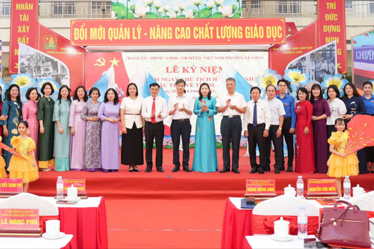 Phường Lê Chân kỷ niệm 80 năm ngày Bác Hồ lần đầu tiên về thăm Hải Phòng