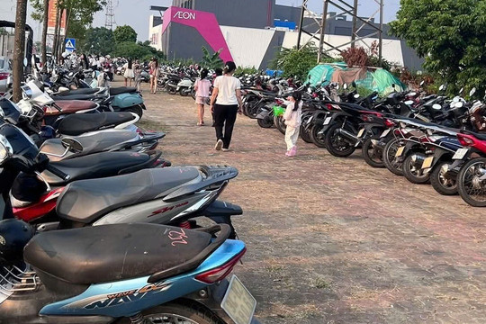 Chấn chỉnh tình trạng trông giữ xe tự phát tại khu vực AEON Hải Dương