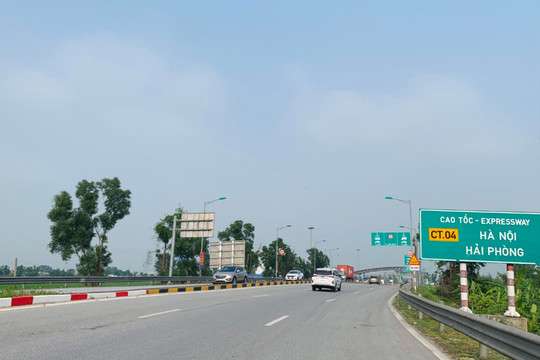 Khởi công đường Võ Nguyên Giáp nối cao tốc Hà Nội - Hải Phòng trong tháng 10