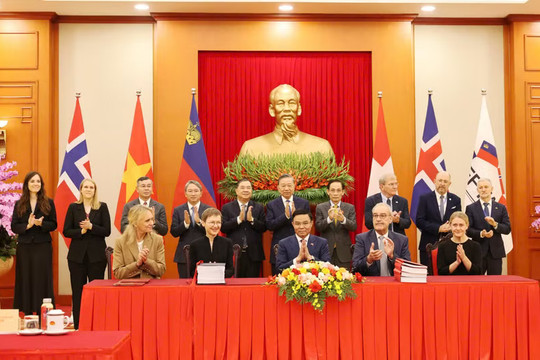 Chính thức ký kết Hiệp định Thương mại Tự do Việt Nam - EFTA
