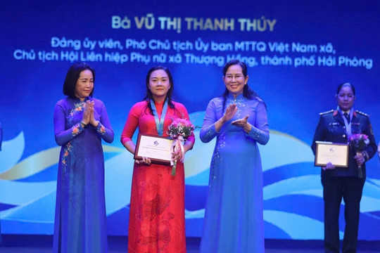 Nữ cán bộ duy nhất của Hải Phòng nhận Giải thưởng Nguyễn Thị Định