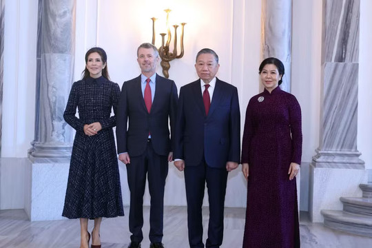 Tổng Bí thư, Chủ tịch nước Tô Lâm hội kiến Nhà vua Frederik X