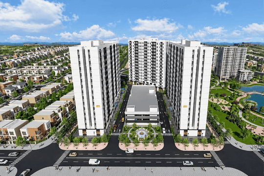 Giá nhà ở xã hội SK Residence Mao Điền tạm tính gần 19,9 triệu đồng/m²