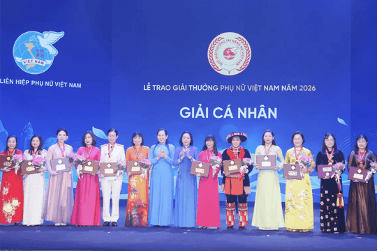 Vinh danh phụ nữ, lan tỏa những giá trị cống hiến