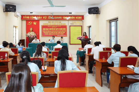 Trường THCS Vũ Hữu đưa việc học và làm theo Bác vào thực tiễn