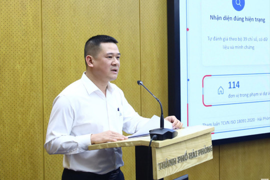 Hải Phòng triển khai tiêu chuẩn ISO 18091:2020 tại chính quyền cấp xã