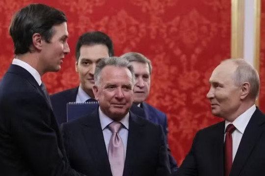 Đặc phái viên Mỹ Witkoff sắp gặp ông Putin, bàn hòa bình Ukraine