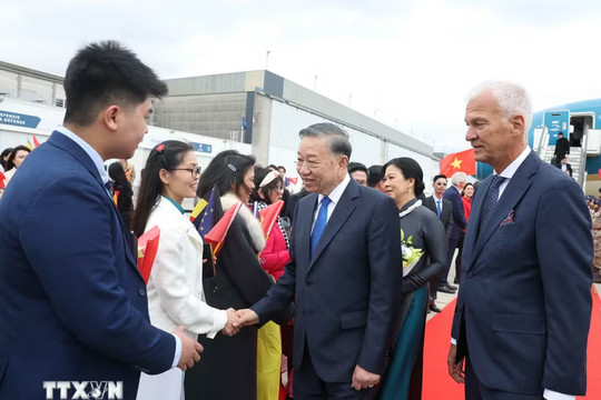 Tổng Bí thư, Chủ tịch nước Tô Lâm bắt đầu thăm chính thức EU và Vương quốc Bỉ