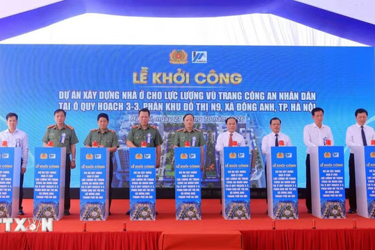 Khởi công Dự án nhà ở cho lực lượng Công an nhân dân tại Đông Anh