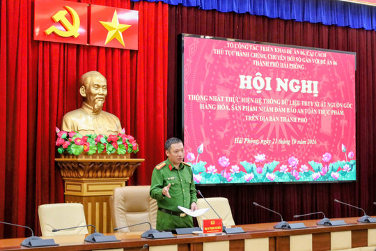 Hải Phòng xây dựng hệ thống truy xuất nguồn gốc thực phẩm bằng mã QR