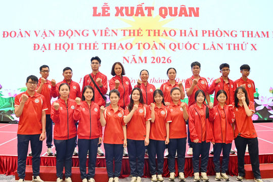 Đoàn thể thao Hải Phòng xuất quân, quyết tâm vào tốp 5 toàn quốc