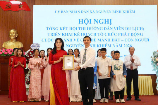 Xã đầu tiên ở Hải Phòng tổ chức hội thi hướng dẫn viên du lịch sau sáp nhập