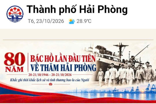 Smart Hải Phòng tích hợp tiện ích về bảo đảm trật tự, an toàn giao thông