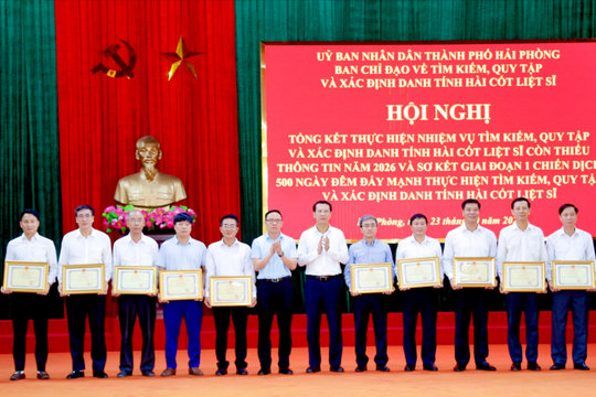 Hải Phòng đẩy nhanh tiến độ tìm kiếm, quy tập hài cốt liệt sĩ