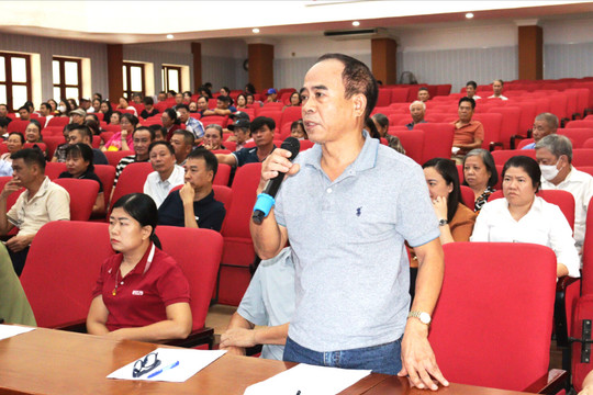 Lấy ý kiến người dân về quy hoạch cải tạo, xây dựng lại chung cư cũ Đồng Tâm