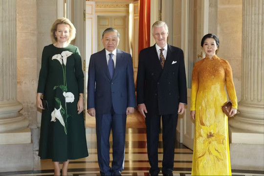 Tổng Bí thư, Chủ tịch nước Tô Lâm hội kiến Nhà vua Vương quốc Bỉ Philippe