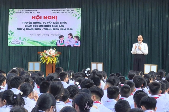 Hải Phòng tăng cường chăm sóc sức khỏe sinh sản cho người trẻ