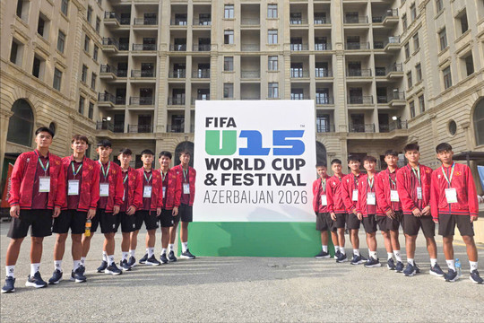 U15 Việt Nam ra quân tại FIFA U15 World Cup 2026