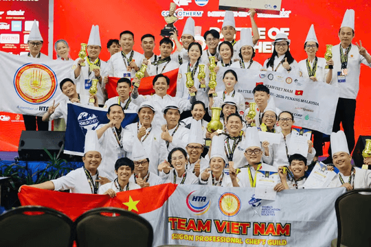 Đầu bếp Việt giành 102 huy chương tại Malaysia