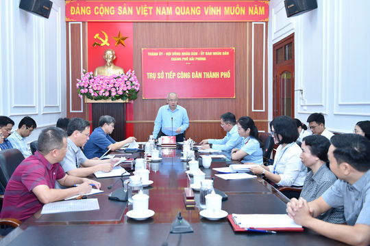 Chủ tịch UBND thành phố Đỗ Thành Trung chỉ đạo giải quyết kiến nghị về đất đai