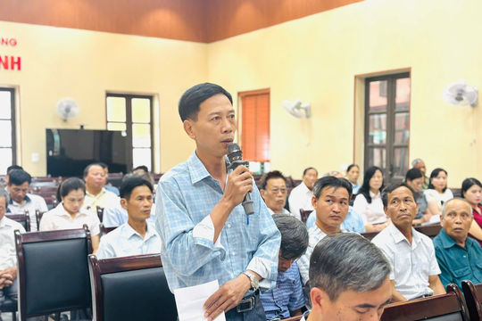 Người dân Vĩnh Thịnh kiến nghị nhiều vấn đề dân sinh