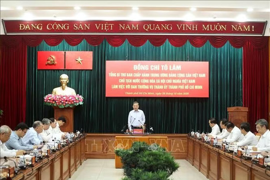 Thành phố Hồ Chí Minh phải giải quyết công việc đến kết quả cuối cùng