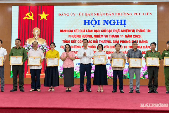Phù Liễn sớm 'về đích' giải phóng mặt bằng Dự án đường nối quốc lộ 5 với quốc lộ 10