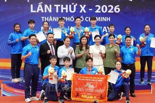 Muay giành 6 huy chương vàng, Hà Nội vươn lên dẫn đầu Đại hội Thể thao toàn quốc 2026