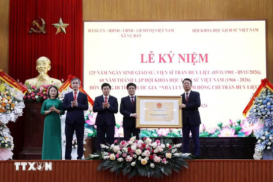 Nhà lưu niệm Trần Huy Liệu - địa chỉ đỏ giáo dục truyền thống cho thế hệ trẻ