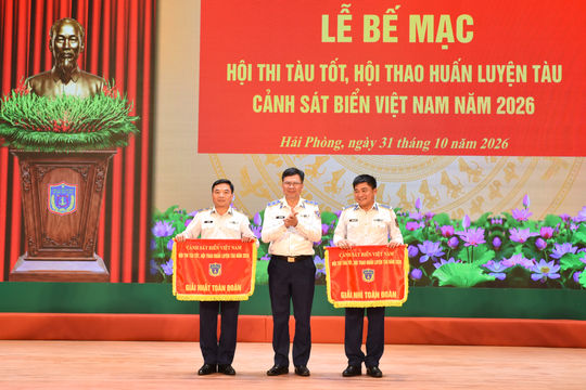 Nâng cao hiệu quả huấn luyện, khả năng sẵn sàng chiến đấu của tàu Cảnh sát biển