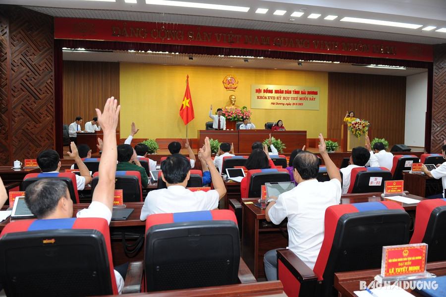 Kỳ họp thứ 17 HĐND tỉnh Hải Dương quyết nghị nhiều nội dung quan trọng
