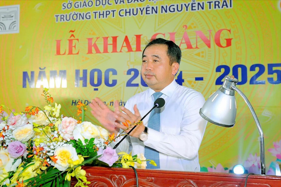 Bí thư Tỉnh uỷ Hải Dương Trần Đức Thắng: Chăm lo hơn nữa đến sự nghiệp giáo dục