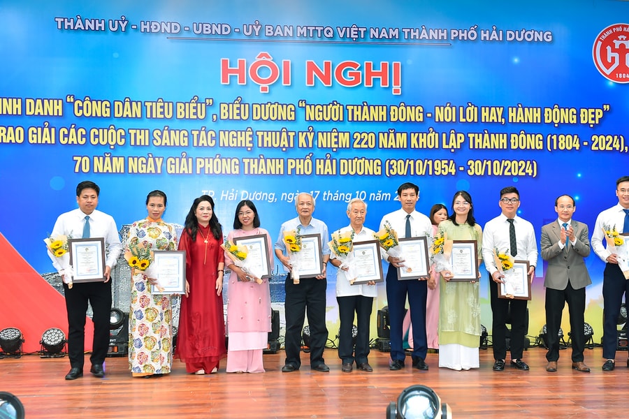 11 tác phẩm đoạt giải cuộc thi viết Hải Dương – Thành phố tôi yêu