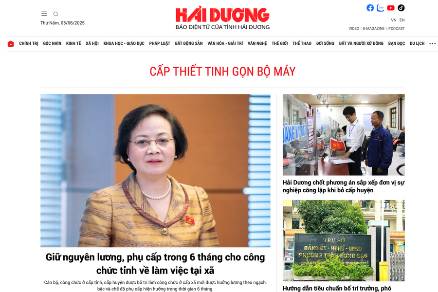 'Nhịp cầu' đưa chủ trương tinh gọn bộ máy đến với lòng dân