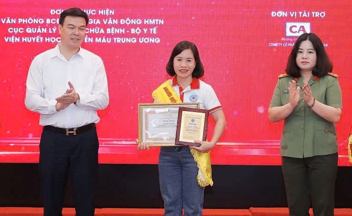 Chị Nguyễn Thị Mừng ở Hải Dương là điển hình hiến máu tình nguyện tiêu biểu toàn quốc năm 2025