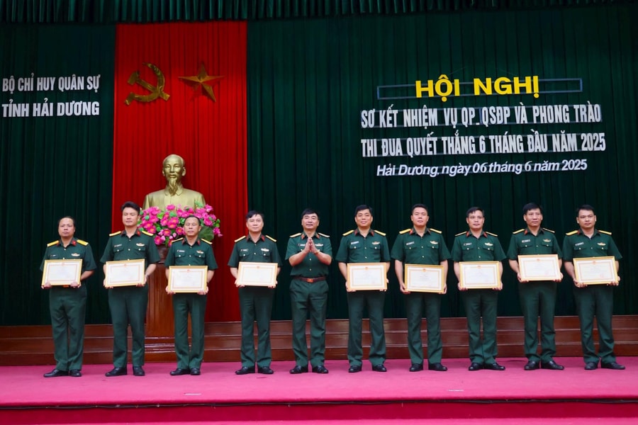 Sẵn sàng thực hiện tổ chức lại cơ quan quân sự địa phương ở Hải Dương