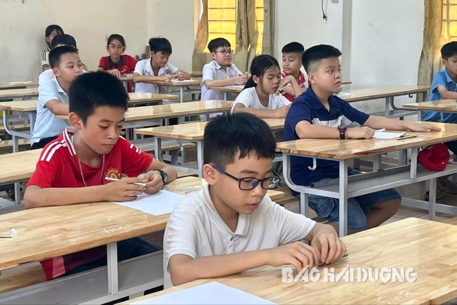 Tứ Kỳ công bố học sinh trúng tuyển lớp 6 trường trọng điểm