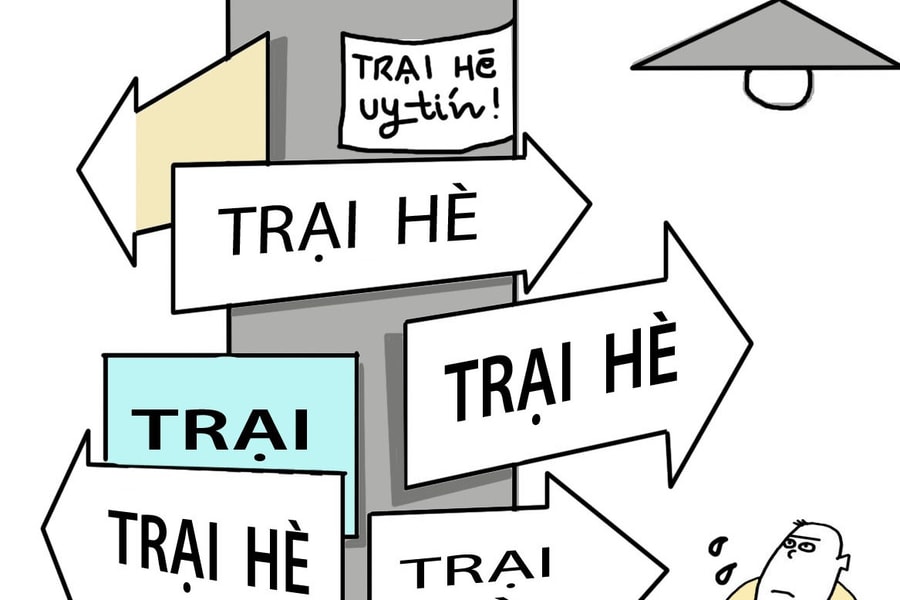 Loay hoay chọn trại hè cho con