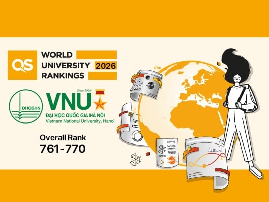 Đại học Quốc gia Hà Nội tăng hơn 100 bậc về vị trí xếp hạng thế giới