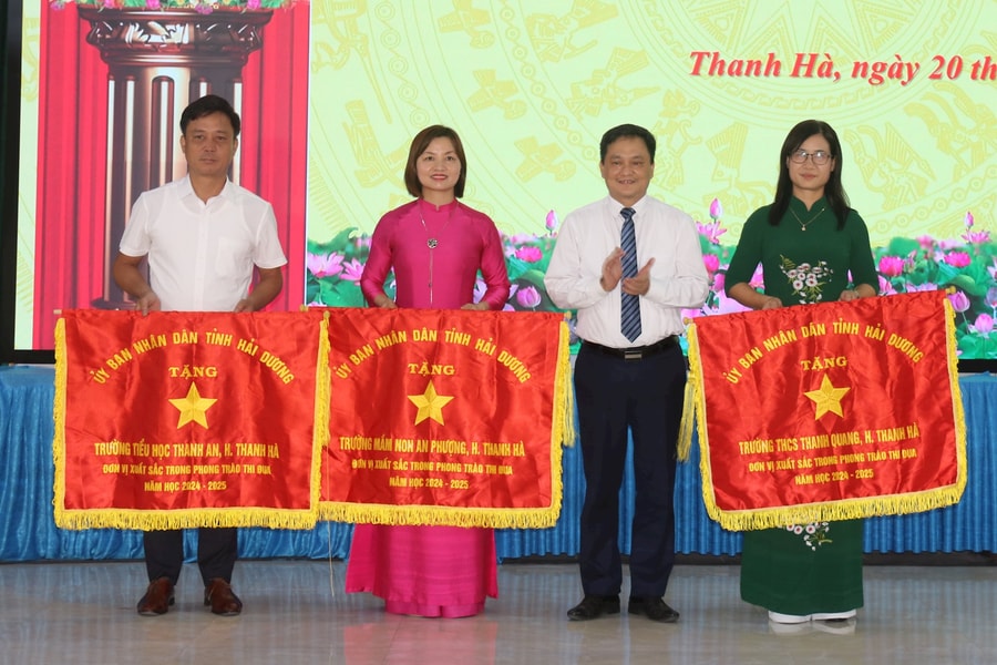 Tỷ lệ phòng học kiên cố của huyện Thanh Hà đạt 99,72%