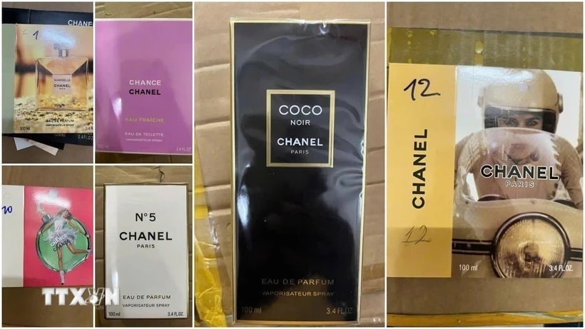 Triệt phá đường dây buôn bán nước hoa giả cực lớn tại TP Hồ Chí Minh