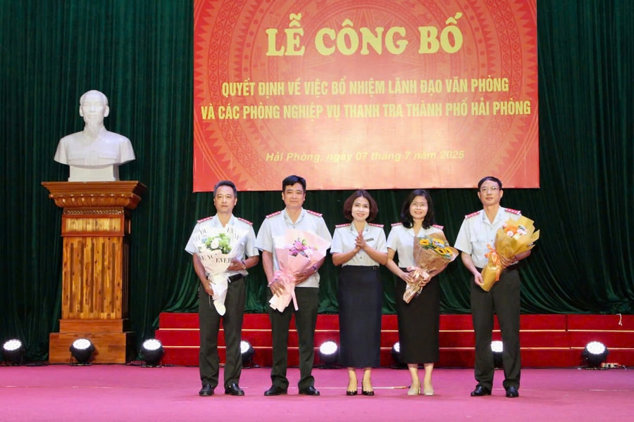 Ra mắt bộ máy Thanh tra thành phố hợp nhất, hướng tới hiệu quả cao