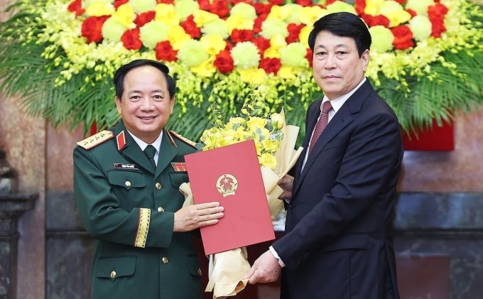 Thăng quân hàm Đại tướng cho Chủ nhiệm Tổng cục Chính trị Trịnh Văn Quyết