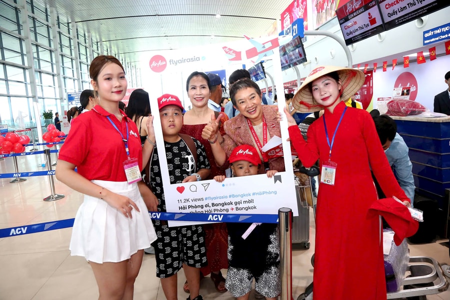 Thai AirAsia launches new Hai Phong – Bangkok route
