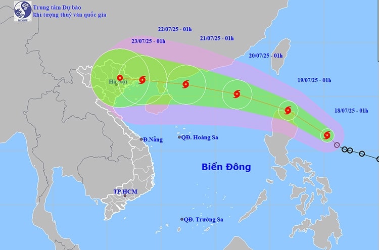 Tropical depression strengthens into storm Wipha