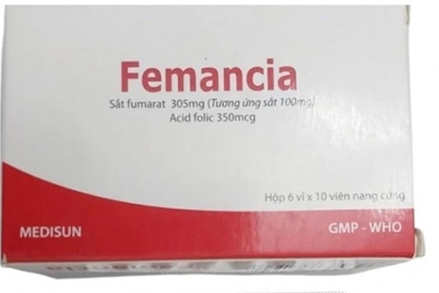 Bộ Y tế cấm sản xuất, lưu hành loại thuốc Femancia điều trị thiếu máu